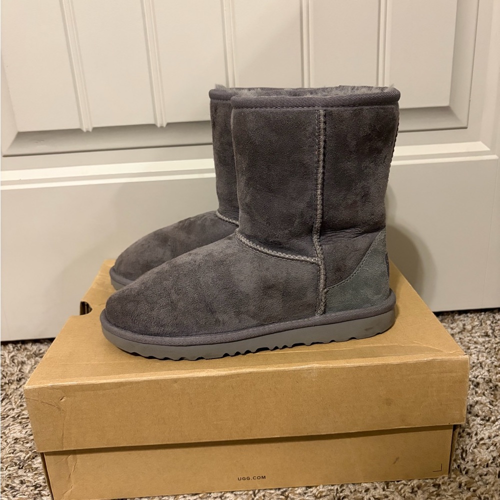 UGG Gray Suede Boots